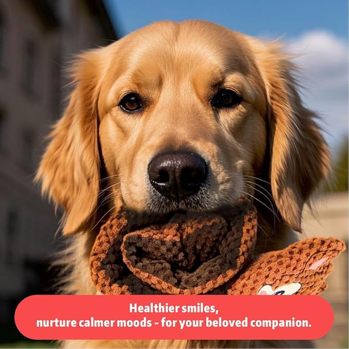 Dog Squeak Toys Pet Sniffing Tibetan Food Squirrel-Themed Hide & Seek Puzzle Toy for Pets – Interactive Snuffle Mat to Stimulate Senses, Slow Feeding & Boost IQ