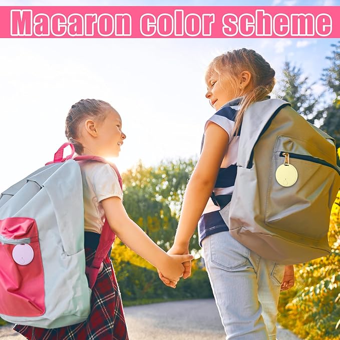 Konohan 5 Packs Portable GPS Tracking Mobile Tracking Anti Loss Smart Device Key Finder Locator GPS Finders Tracker Device for Pets Dog Cat Wallet Keychain Luggage, Alarm Reminder (Macaron Color)