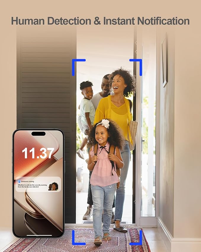 usogood 2.5K Indoor Camera for Home Security, 360°Pet Camera Indoor with Phone App,Support 5G/2.4Ghz WiFi, Auto Motion Tracking Detection,2-Way Audio,Compatible with Alexa,Best Gift(2-Pack )