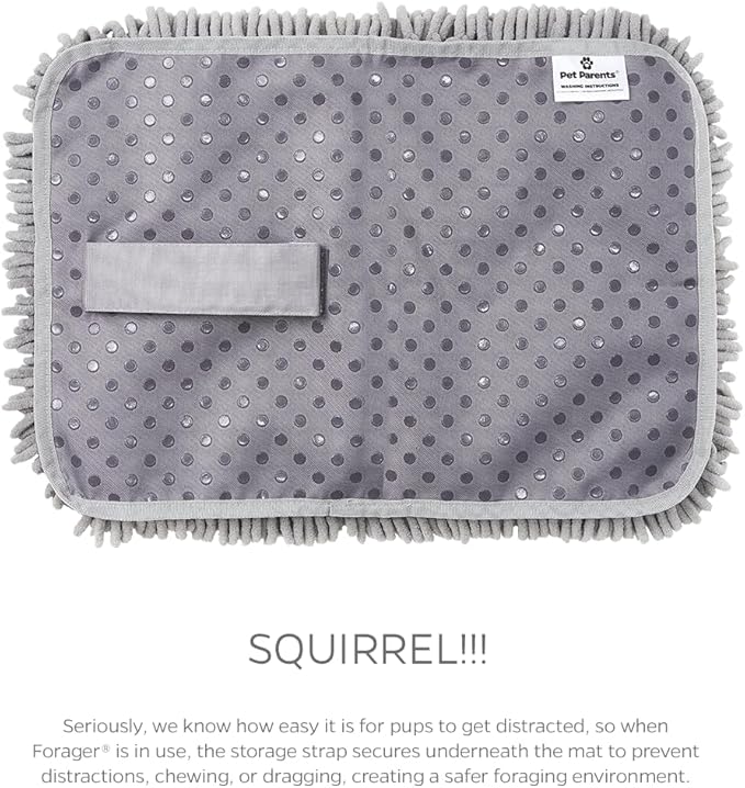 Pet Parents Forager Snuffle Mat with SoftSnout & Non-Slip Backing, Slow Feeder for Large & Small Dogs (Meadow 12")