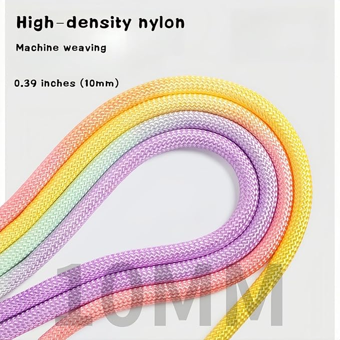 Hands Free Dog Leash Dual Handle, Wearable Leashes for Dog, Padded Waist Belts and Rotating Metal Clip, 6.5 FT for Small Medium Large Dogs (18+ lbs) Walking Training Running (Yellow-Orange)