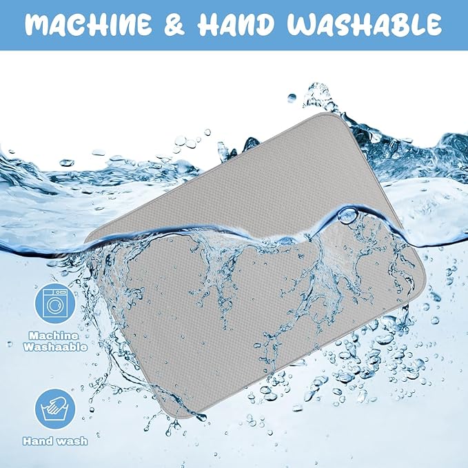 Summer Dog Cooling Mat Washable Ice Silk Self Cool Pad for Medium Dogs and Cats, 40x28in Pet Sleeping Pad for Crate, Bed, Indoor & Outdoor Floor, Car Seats