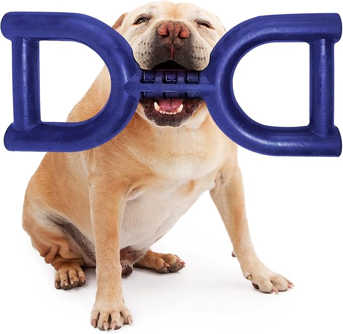 SuperChewy Tough Tug Pull Toy | Lifetime Replacement | Strong Natural Rubber | Interactive Tug-of-War Toy for Dogs | Ultra Durable Chew Toys for Aggressive Chewers | for Medium & Large Breeds