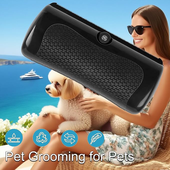 Deshedding Pet Brush, Grooming Brush for Dogs, Rabbits, Cats, Horses, Easy Long Hair Removal for Dogs, Pet Hair Remover Comb