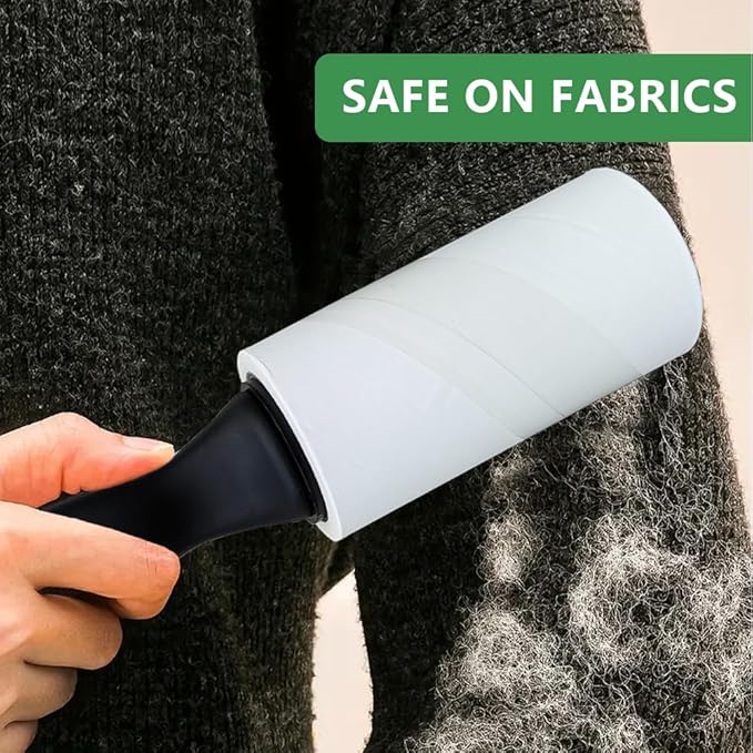 Extra Sticky Lint Roller Refills, 8 Pack with 720 Sheets Total, Pet Hair Remover for Clothes, Car, Furniture (720 Refills)