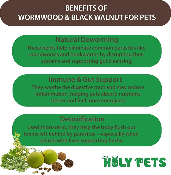 Herbal Gut Cleanse & Natural Parasite Support for Dogs & Cats with Probiotics – Promotes Digestive Health, Detox, and Wellness – Liquid Supplement for Pets – Made in The USA