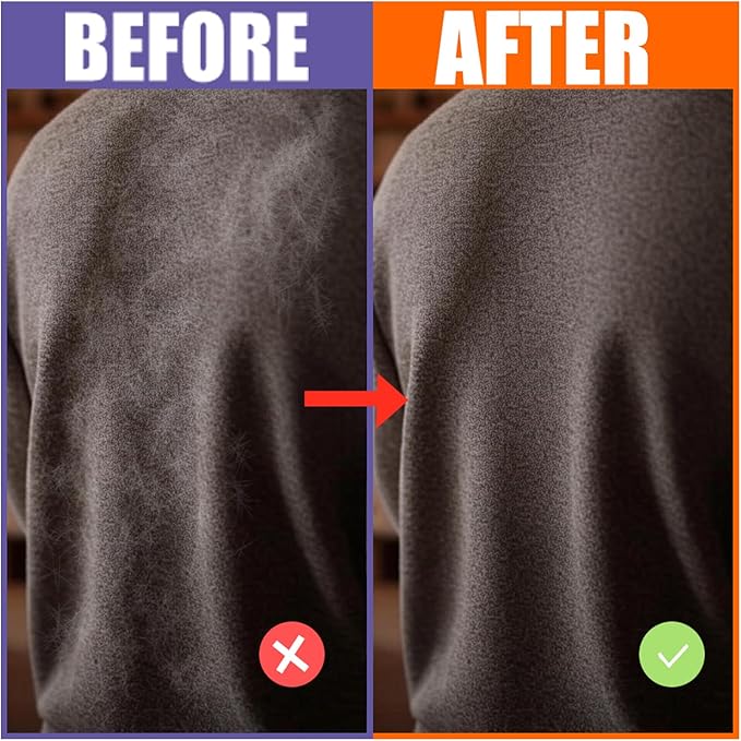 1 Pcs Pet Hair Removal Glove, Electrostatic & Reusable Cat Dog Hair Remover for Couch, Furniture, Carpet, Car Seat | 2025 Upgraded Grooming Gloves & Fur Removal Tool