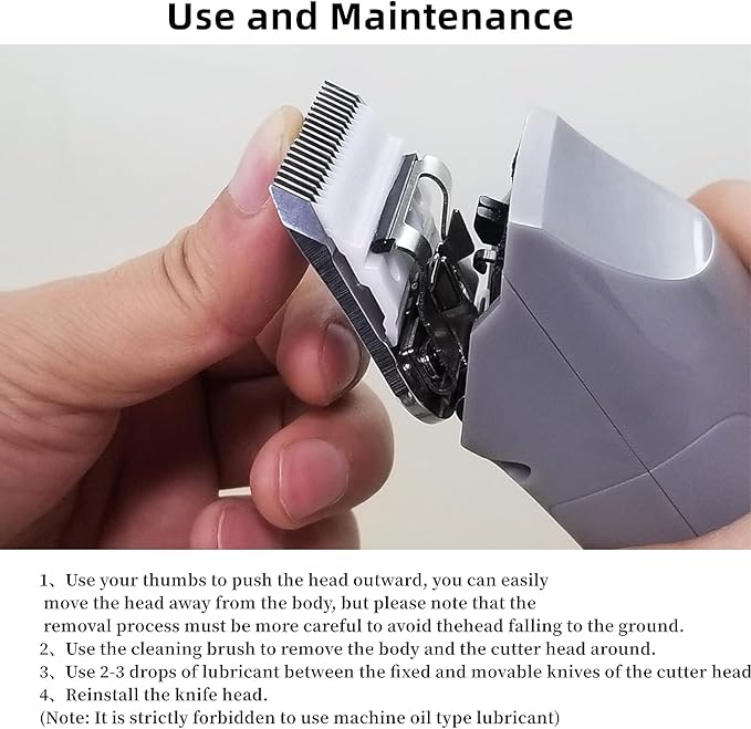 Detachable Pet Dog Clipper Blades,Compatible with Oster A5, Wahl KM Series Clippers,Made of Ceramic,Black,3PACK (103040)