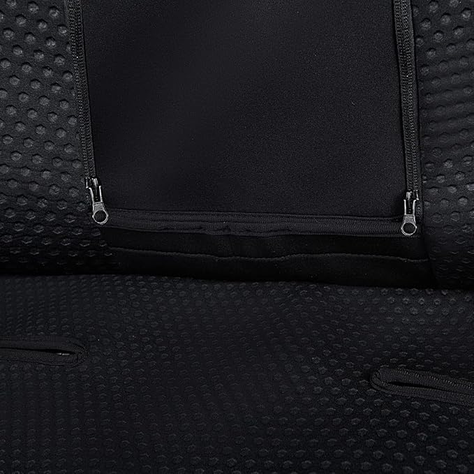 Flying Banner Neoprene Rear Bench car seat Covers car seat Protectors Split 40/60 60/40 (Red & Black, Neoprene)