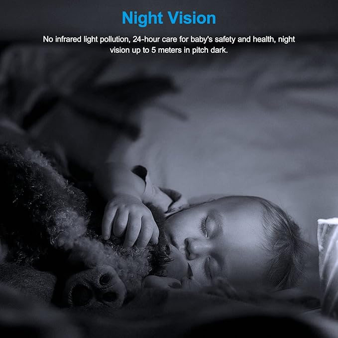 Wansview Security Camera Indoor, 360 Degree WiFi Home Security Cameras for Pet/Dog/Nanny, 2 Way Audio Night Vision, Works with Alexa, with TF Card Slot and Cloud, 2.4Ghz, Q5 (Black, 3MP)