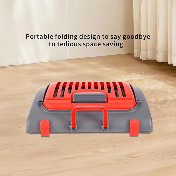 Foldable Travel Cat Carrier 14 * 14 * 18 inches Sport Designs Plastic Carrier, Red