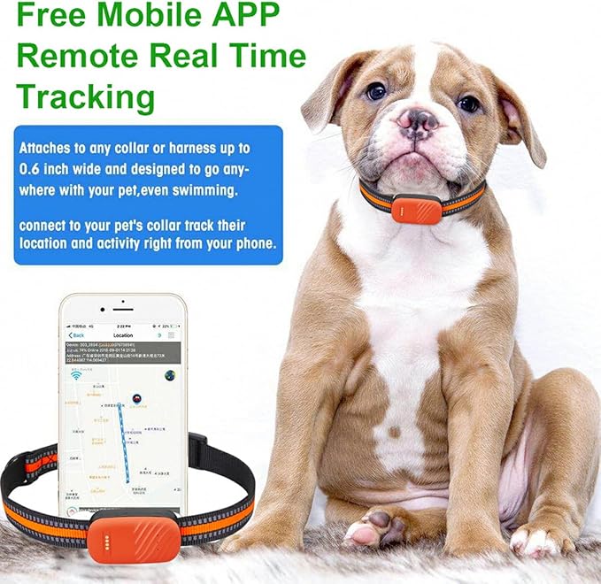 4G LTE Smart Dog GPS Tracker, Live Pet Tracker with Virtual Fence Collar System, IP67 Waterproof, Long Battery Life, Customizable Boundaries App Control, Yard Outdoor (Subscription Required)