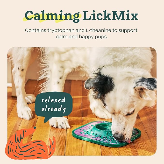 WOOF LickMixes - Dog Lick Mat Spread and Meal Topper - Delicious and Lower Calorie - Made with Wholesome Ingredients - Perfect for Dog Enrichment - Calming