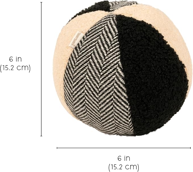 Harry Barker Durable Plush Dog Toys, Mixed Media Durable Ball