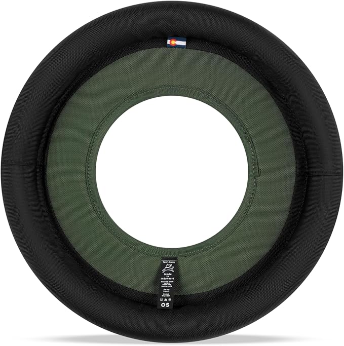 OllyDog Super Flyer | Durable Dog Frisbee | Soft & Lightweight Flying Disc | Gentle on Teeth & Gums | Water-Resistant Outdoor Toy (Winter Moss)