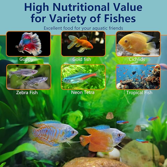 Freeze Dried Brine Shrimp Cubes 4.5 OZ, Brine Shrimp Freeze Dried Aquatic Foods for Tropical Fish Marine Fish and Aquatic Turtles.