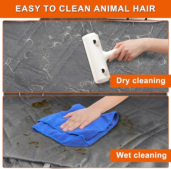 Dog Car Seat Cover Compatible with Subaru Forester 2002-2025, Waterproof Pet Bench Seat Cover for Back Seat, 600D Heavy Duty Scratch Proof Nonslip Truck Seat Covers for Dogs