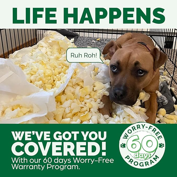 Furhaven Dog Bed for Small Dogs & Indoor Cats, 100% Washable, Sized to Fit Crates - Sherpa Fleece Bolster Crate Pad - Cream, Small