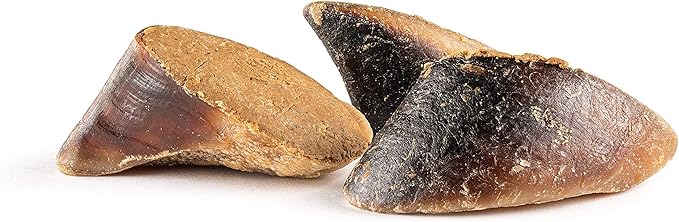 Jack&Pup Filled Cow Hooves for Dogs, Cow Hoofs for Dogs, Natural Dog Chews, Stuffed Bones (Peanut Butter Flavor) 5 Pack