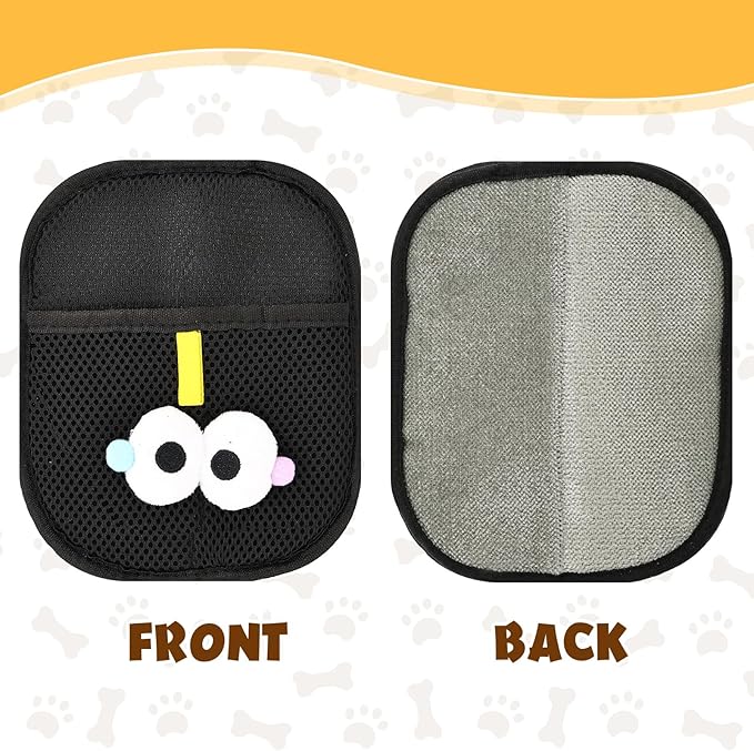 Electrostatic Pet Hair Remover, Pet Hair Remover Tool for Cats & Dogs, Cleaning Gloves for Carpet, Couch, Furniture, Car Seat, Double-Sided, Reusable, Washable (1 PCS)