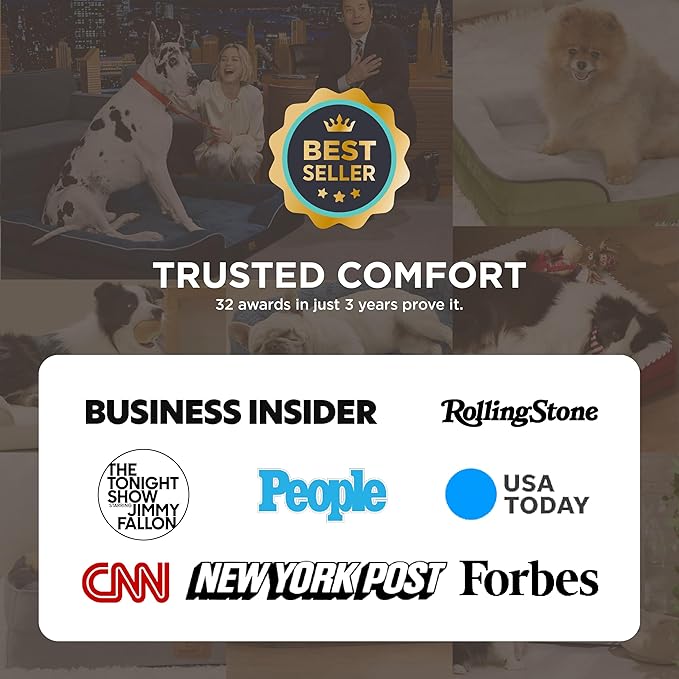 Bedsure XL Orthopedic Dog Bed for Extra Large Dogs - Washable XLarge Dog Cat Bed Waterproof, Comfort Dogs Couch Sofa with Washable Removable Cover, Pet Bed with Nonskid Bottom, Black, 42"