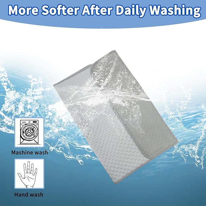 Dog Cooling Mat, Portable Pets Cool Mat, Durable Machine Washable Pets Pad, X-Large, Grey