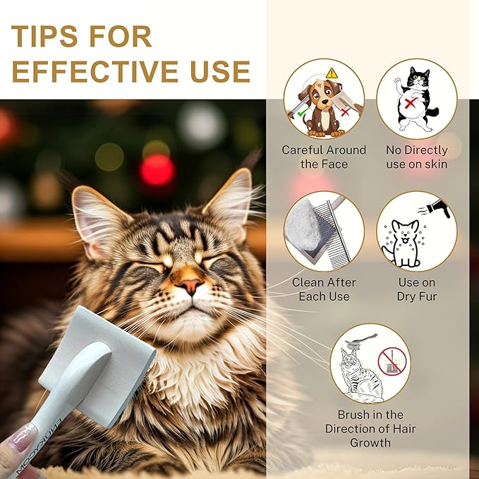 Grooming Dog Slicker Brush for Toy Poodle, Small Doodles & Maine Coon Cats - Best Dog Brush for Cockapoo Cavapoo Maltipoo and Pomeranian - Pet Slicker Brush & Comb Kit for Cats & small Great Pyrenees