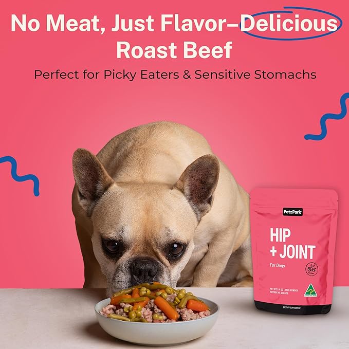 Glucosamine for Dogs - Hip & Joint Support Powder with Chondroitin & MSM - Arthritis Pain Relief, Hip Dysplasia Treatment - 800mg Glucosamine - 45 Scoops