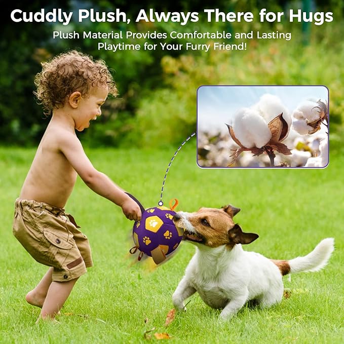 QDAN Interactive Dog Toys, Squeaky Moving Ball Toy with Remote Control, Music Modes Bouncing Ball for Dogs, Rechargeable Dog Toys to Keep Them Busy, Puppy Toys for Small Medium Large