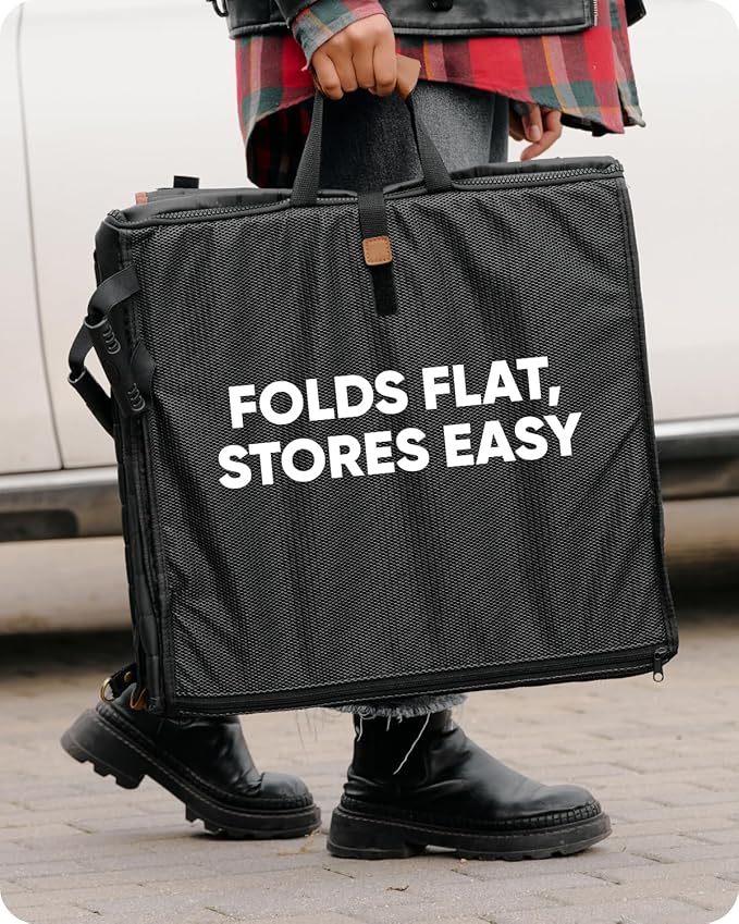 Hard Bottom Car Seat Cover for Dogs | Back Extender for Dogs | Hammock for Car Hard Bottom | Car Cover Back | Dog Seat Cover with 2 Mesh Ventilation Window Black