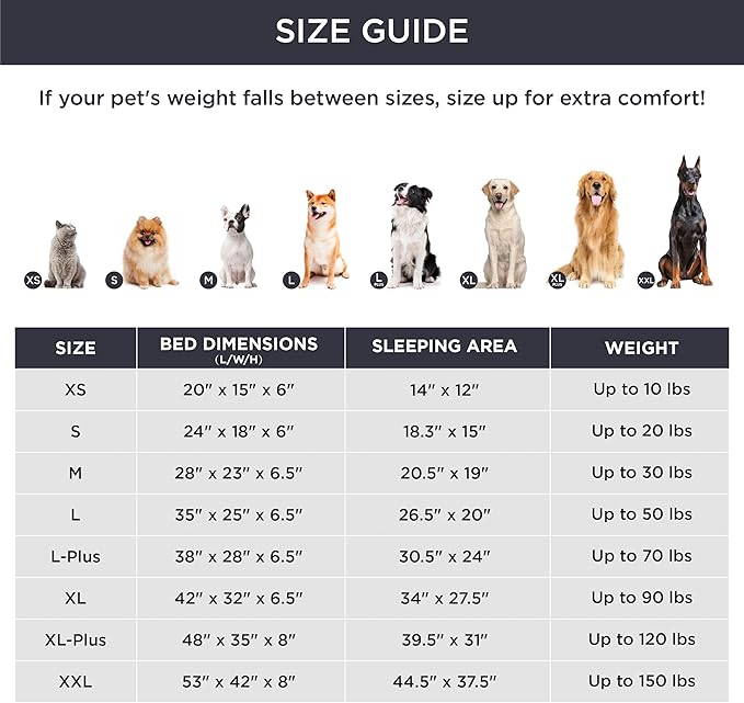 Bedsure Orthopedic Dog Beds Large Sized Dog - Washable Large Dog Cat Bed Waterproof, Comfort Dogs Couch Sofa with Washable Removable Cover, Pet Bed with Nonskid Bottom, Brown, 35"