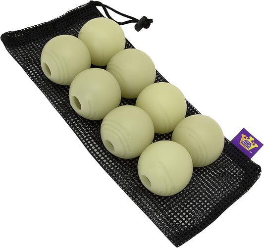 Chew King Glowing Fetch Ball, Dog Ball Toys, 8-Pack Balls