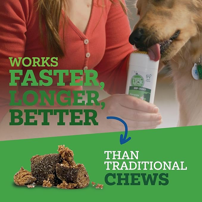 Twist + Lick Hip & Joint Supplement for Dogs 2.3 oz