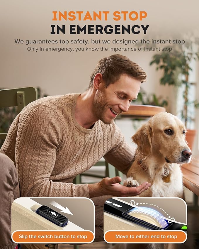 YABIFE 7-Speed Pet Nail Grinder with Light – Heavy Duty, Whisper Quiet Nail Trimmer for Dogs, Cats, Birds & Small Animals – Single-Handed Operation