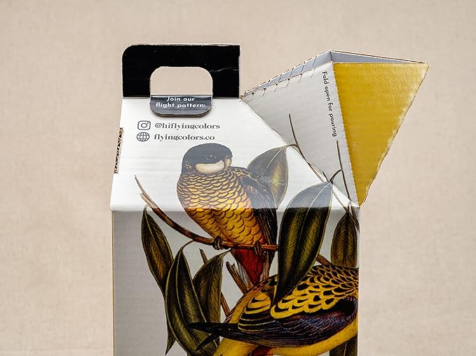 Flying Colors Premium Organic Wild Bird Seed | Pine Plains Original for Outside Feeders | 100% USDA Organic | No Fillers, No Pesticides | Sunflower, Peanut, Safflower | 3 Gallon