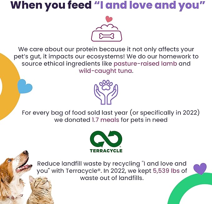 I AND LOVE AND YOU Feed Meow Zen Wet Cat Food - Sardine + Tuna - Mood Support, Grain Free, Shredded, 3oz Pack of 12