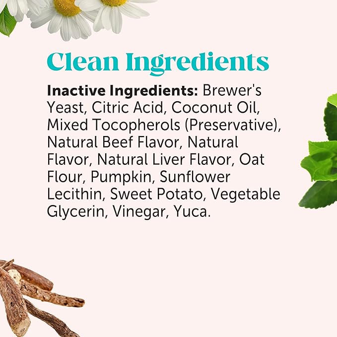 Natural Hemp Calming Chews for Dogs - Dog Anxiety Relief - Calming Aid Supplement with Valerian Root, Chamomile, + Magnesium - Stress, Separation & Thunder Support - (Chicken, 90 Count)