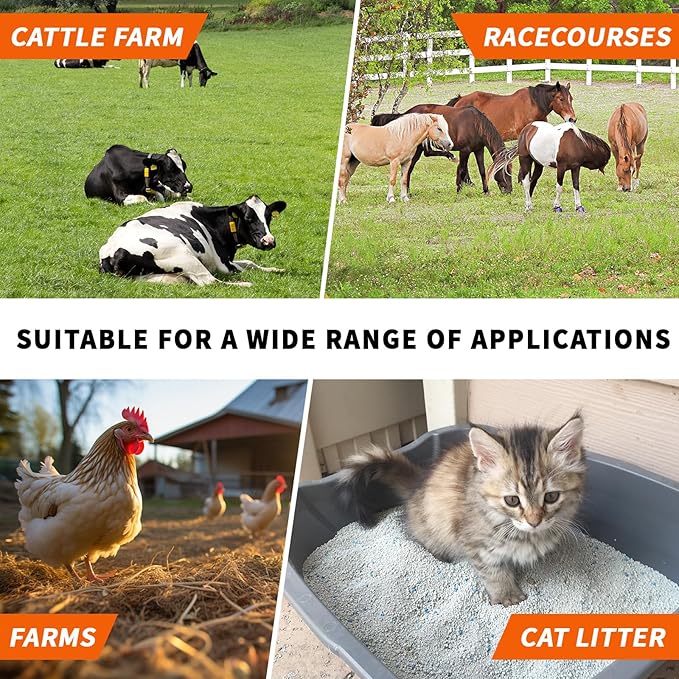 Large Chicken Poop Scooper, Metal Coop Scoop with 32" to 67" Adjustable Long Stainless Steel Handle, Chicken Poop Scooper for Sand with Heavy Duty Sifting Shovel for Chicken/ Horse/ Pet Coops (15 IN)