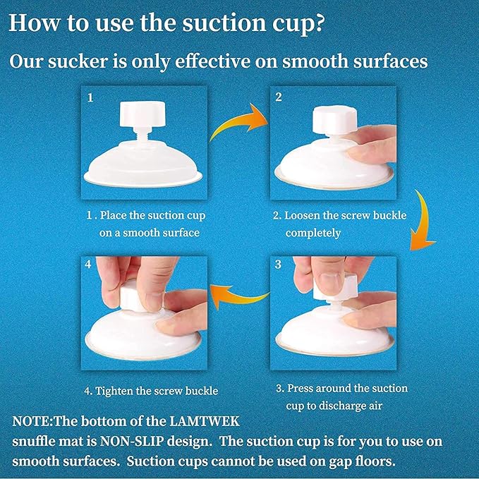 Snuffle Mat for Dogs, 17" x 21" Dog Snuffle Mat Interactive Feed Game for Boredom, Encourages Natural Foraging Skills and Stress Relief, Easy to Fill Machine Washable