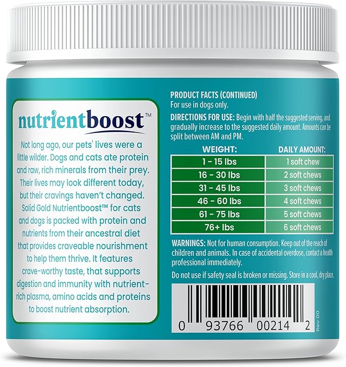 Solid Gold Calming Chews for Dogs - Dog Calming Chews w/Melatonin for Separation, Stress & Hyperactivity Relief - Supports Relaxation for Travel, Fireworks & Storms - All Ages & Sizes - Bacon 120ct