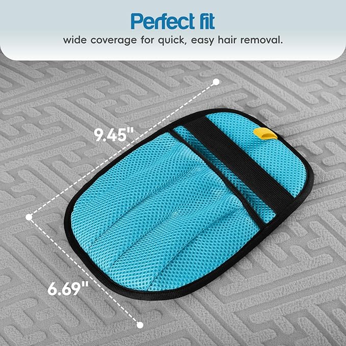 Pet Hair Removal for Dogs & Cats,Upgraded Thickened 5-Finger Design, Reusable Electrostatic Pet Hair Remover Glove, Quickly Lifts Pet Hair from Laundry,Sofas,Beds, Carpets, 1PCS