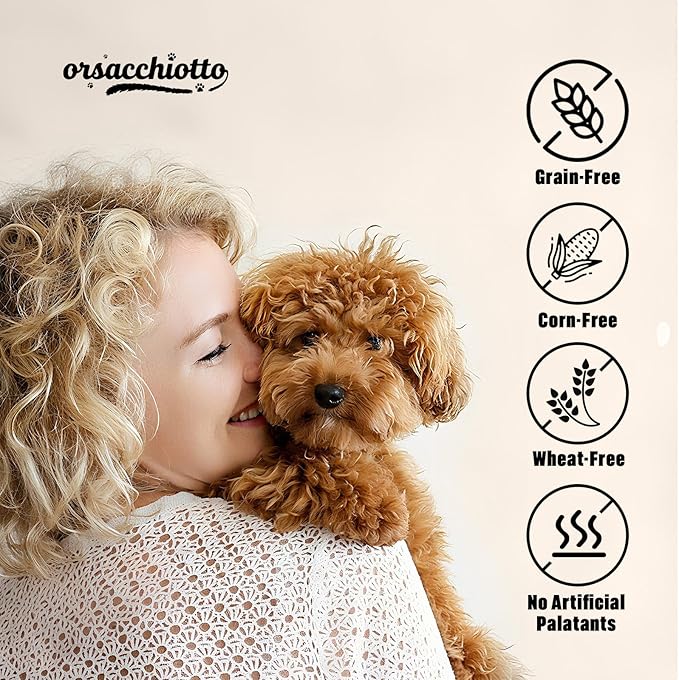 Premium Glucosamine for Dogs — Hip and Joint Care Chews (90 Chews) with MSM, Natural Chondroitin, Collagen, and Omega-3 — Relieve Hip and Joint Pain, Help Improve Mobility Orsacchiotto