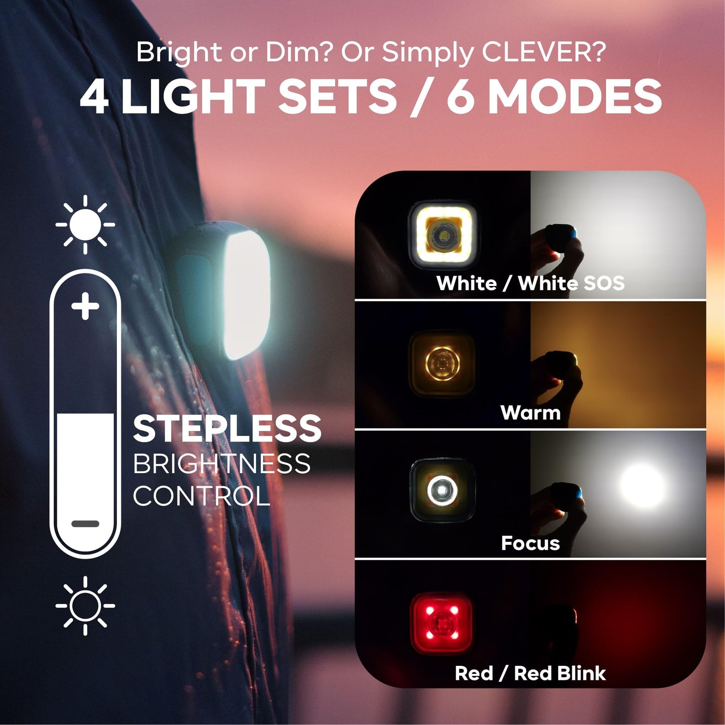 Dog Collar Light (1 Pack), Powerful 500 Lumens Dog Lights for Night Walking, New Generation Rechargeable Reflective Dog Light - Dog Hiking Gear