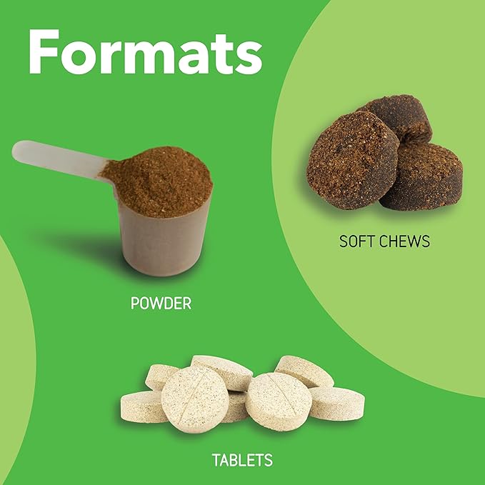 InClover Connectin Natural Hip & Joint Supplement for Dogs with Glucosamine, Chondroitin & Hyaluronic Acid - Powder for Dog Mobility, Comfort & Active Lifestyle Support, 12oz