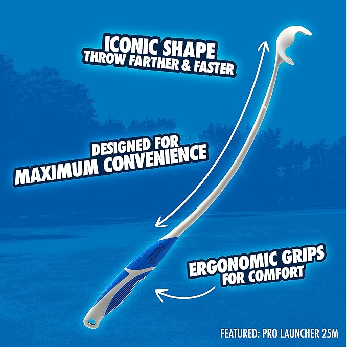 Chuckit! Dog Ball Launcher - Pro 25" with Medium (2.5"), Dog Fetch Ball Thrower, For Dogs 20-60 Pounds, Made in USA