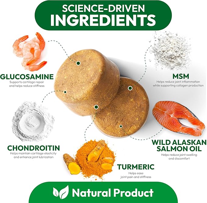 Glucosamine for Dogs - Hip and Joint Supplement for Dogs - 170 Mobility Chews - Glucosamine Chondroitin - MSM - Turmeric - Joint Pain Relief - Advanced Support for Dog Health - Made in USA