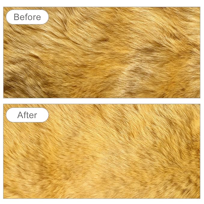 Dual-Sided Dog Shedding Blade - Stainless Steel Grooming Blade for Thick Coats Shedding Blade Horse Brush Scraper Double - sided serrated itching - relieving rake for cattle and horse hair