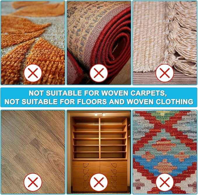 3 in 1 Carpet Rake Kit for Pet Hair Removal Tool - 45” Adjustable Long Handle Pet Hair Remover, Reusable Carpet Scraper Dog Cat Deep Hair Cleaner Remover Tool for Rugs, Mats, Couch, Furniture