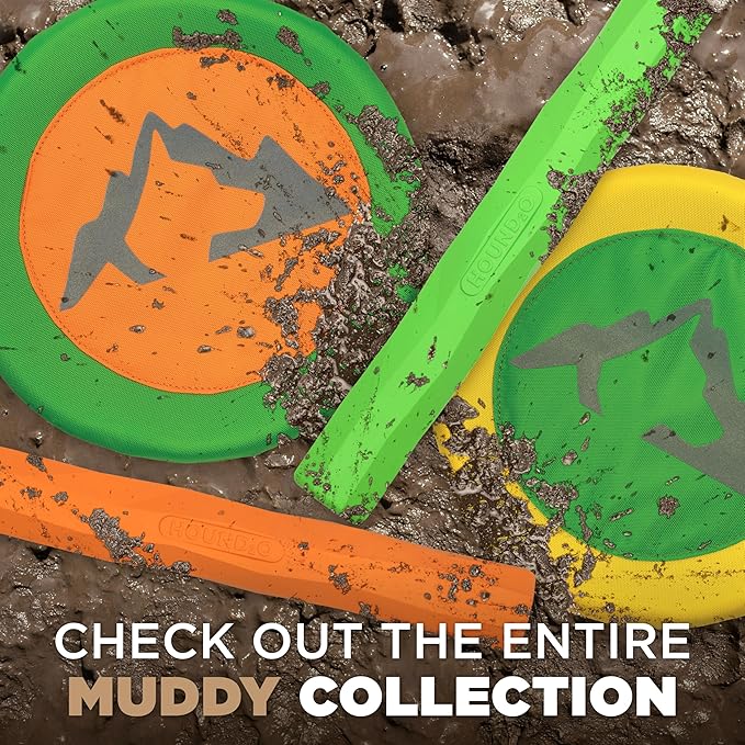 Playology Hound2O Outdoor Dog Toys | Treater Toy Fetch Stick for Dogs | Bright Yellow Rubber Toy Chew Stick | Easy to Clean, & Made from Non-Toxic Materials