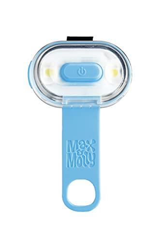 Max & Molly LED Dog Collar Light - USB Rechargeable Safety Light for Night Walking, Running, Hiking
